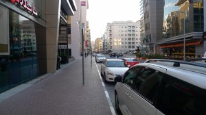 Gatuvy utanför Novotel