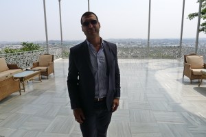 Bashar på balkongen